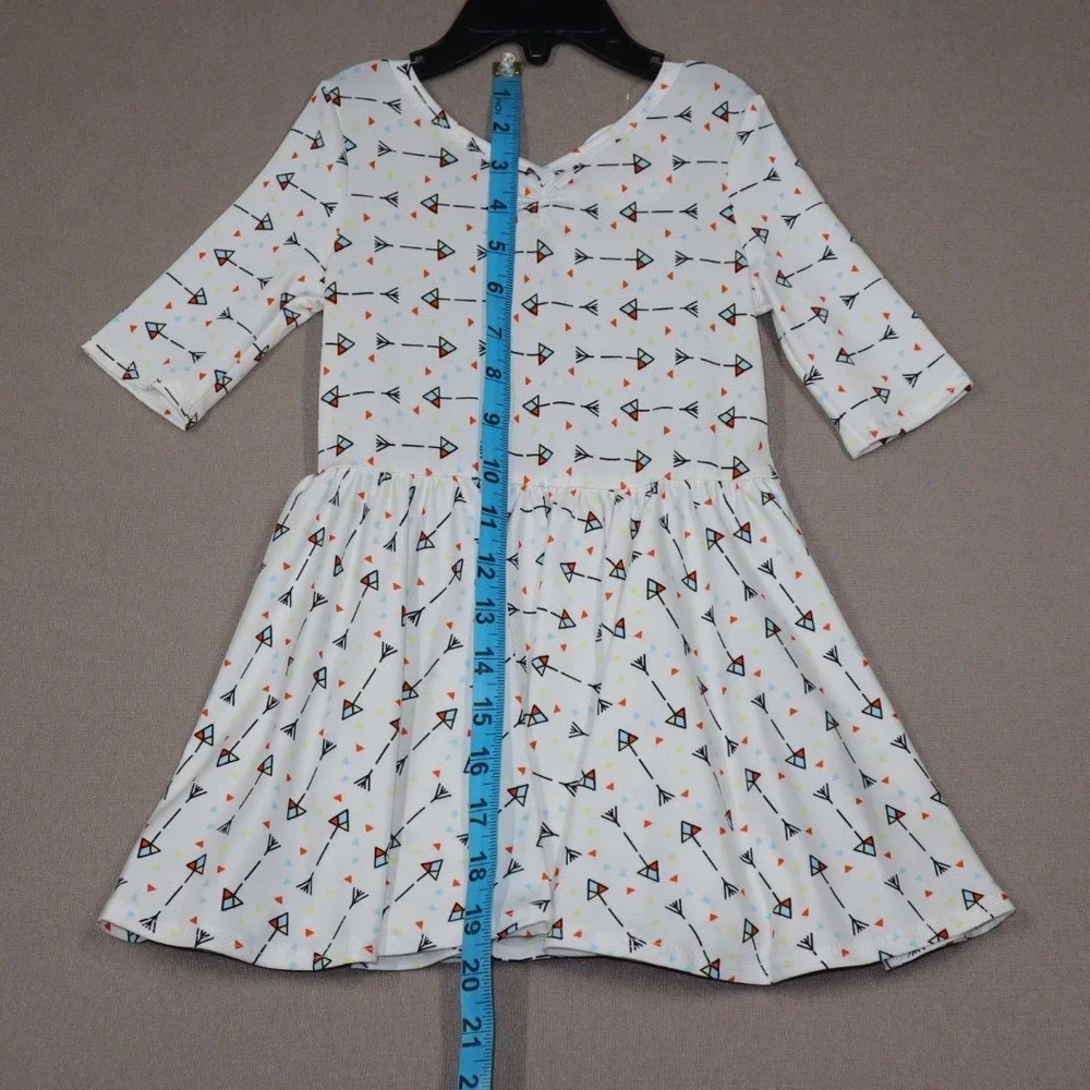 Dot Dot Smile Little Girls Ballerina Style Dress‎ - Arrows - Size 2T